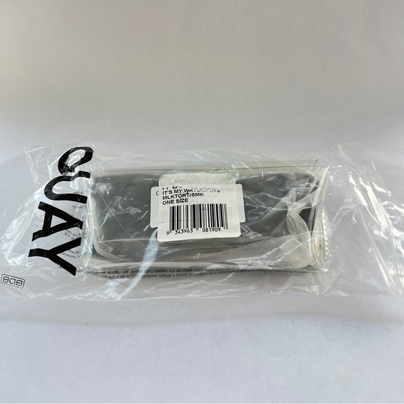 New Quay Its My Way Cat Eye Sunglasses Oversized Milky Tortoise Smoke main image 5